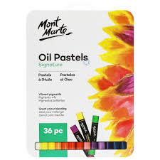 Oil Pastels Tin Of 36pcs Mont Marte